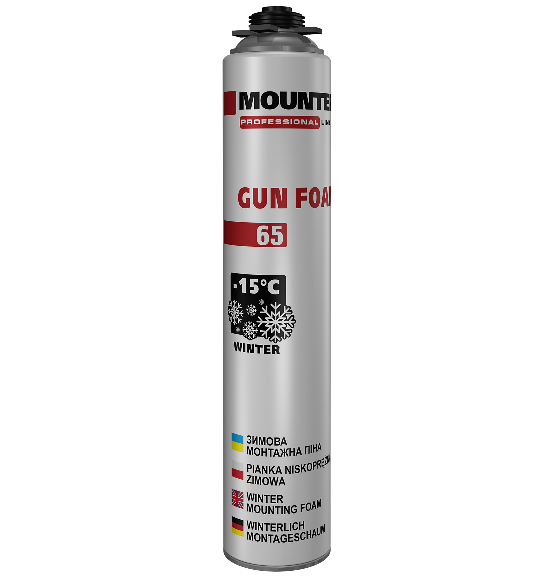 Піна зимова монтажна 65 (860мл) Mounter PRO WINTER